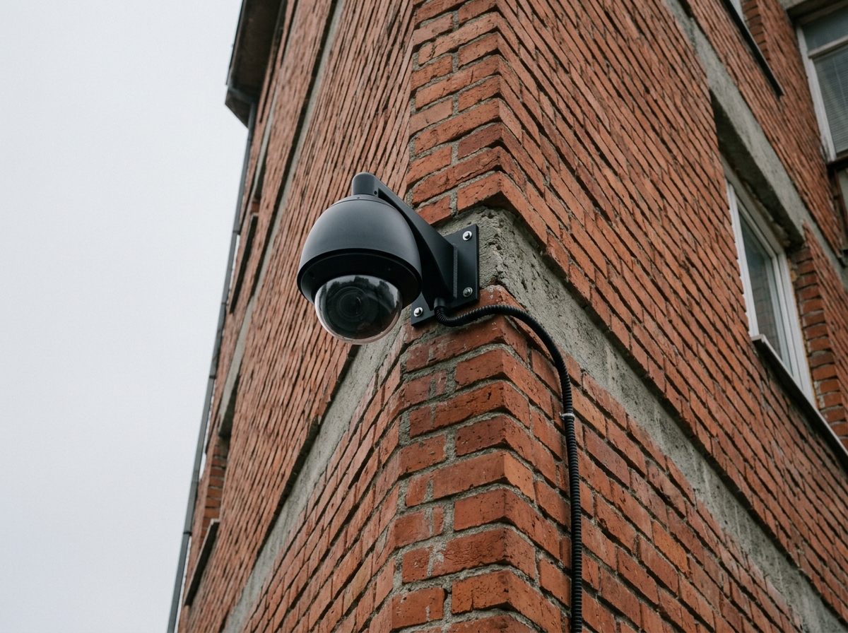 CCTV камера на надворешен агол