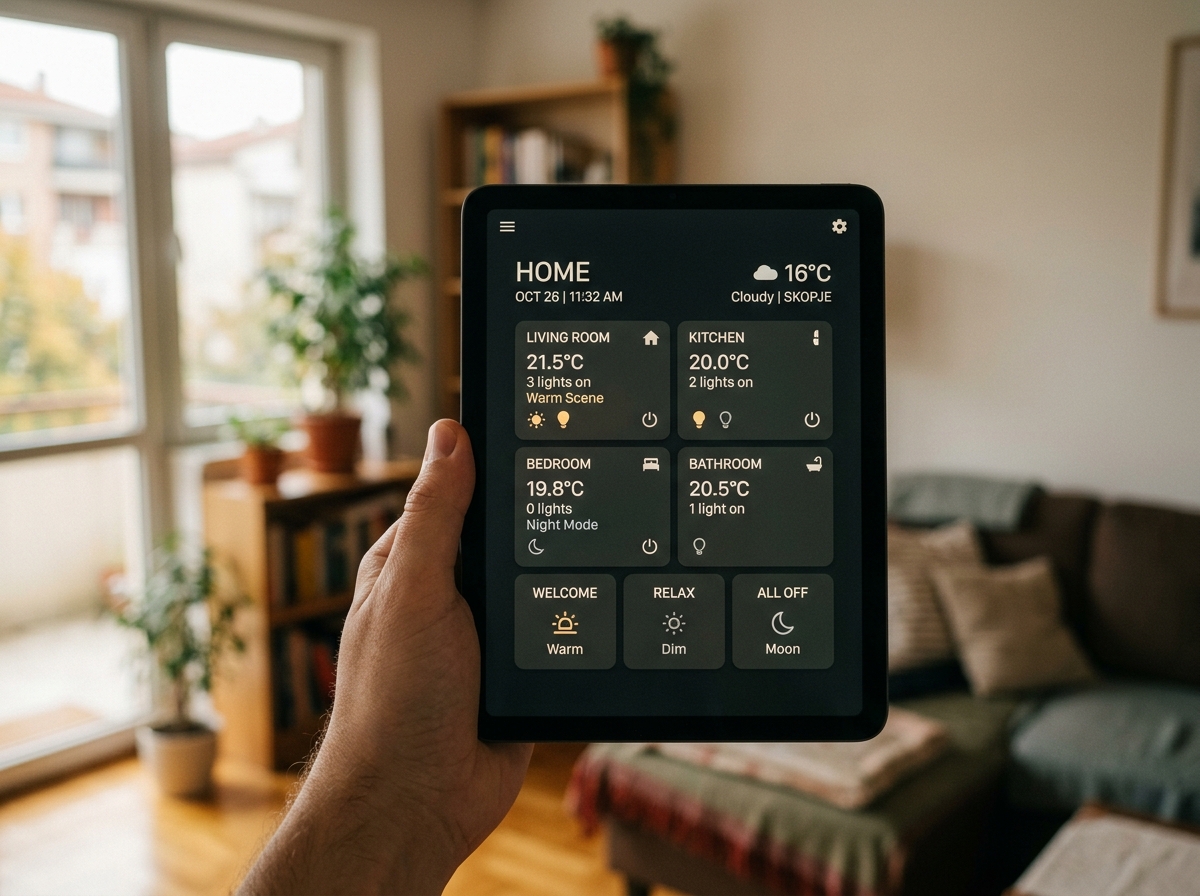 Таблет со smart-home контрола